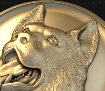 3D model Sheepdog face (STL)